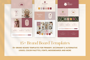 Canva Logo & Brand Board Templates