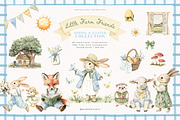 Little Farm Friends Collection, a Seasonal Illustration by PeDe Designs (Thumbnail 3 of 15)