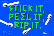 Stickytape Font, a Handwritten Font by Fontcamp Type Foundry (Thumbnail 8 of 9)