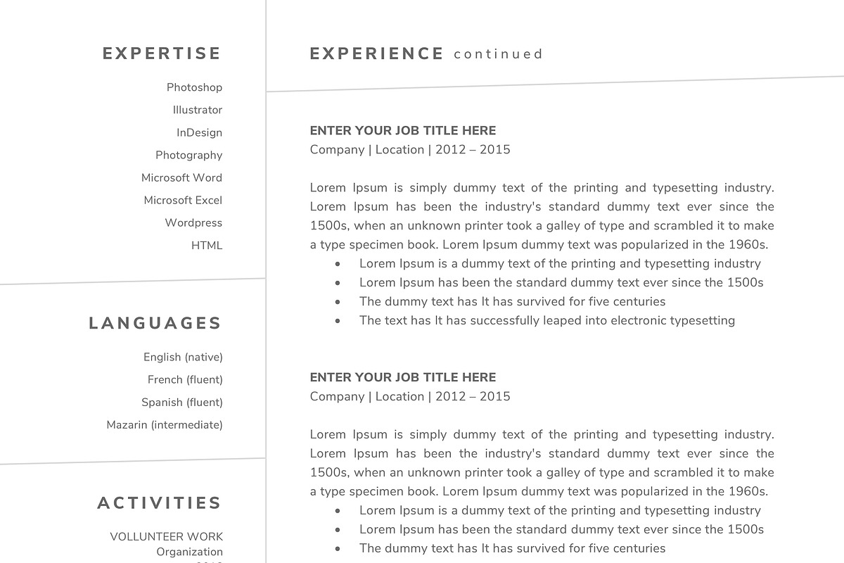 Resume Template, a Resume Template by TheResumeCoach (Photo 8 of 10)
