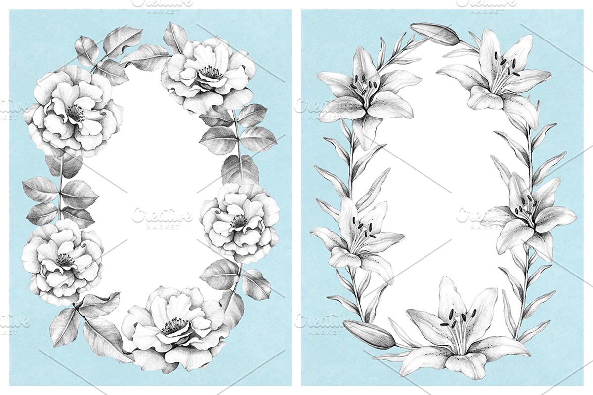 Wild flora. Drawings and patterns, a Pattern Graphic by Sundra (Photo 10 of 12)