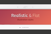 Galaxy Tab 4 10.1 Vector Pack, a Product Mockup by Device Kits (Thumbnail 2 of 3)