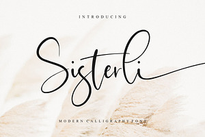 Siterli - Modern Calligraphy Font