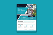 Private Villa Real Estate Flyer, a Flyer Template by creative-mint (Thumbnail 4 of 10)