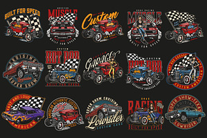 46 Custom Cars T-shirt Designs