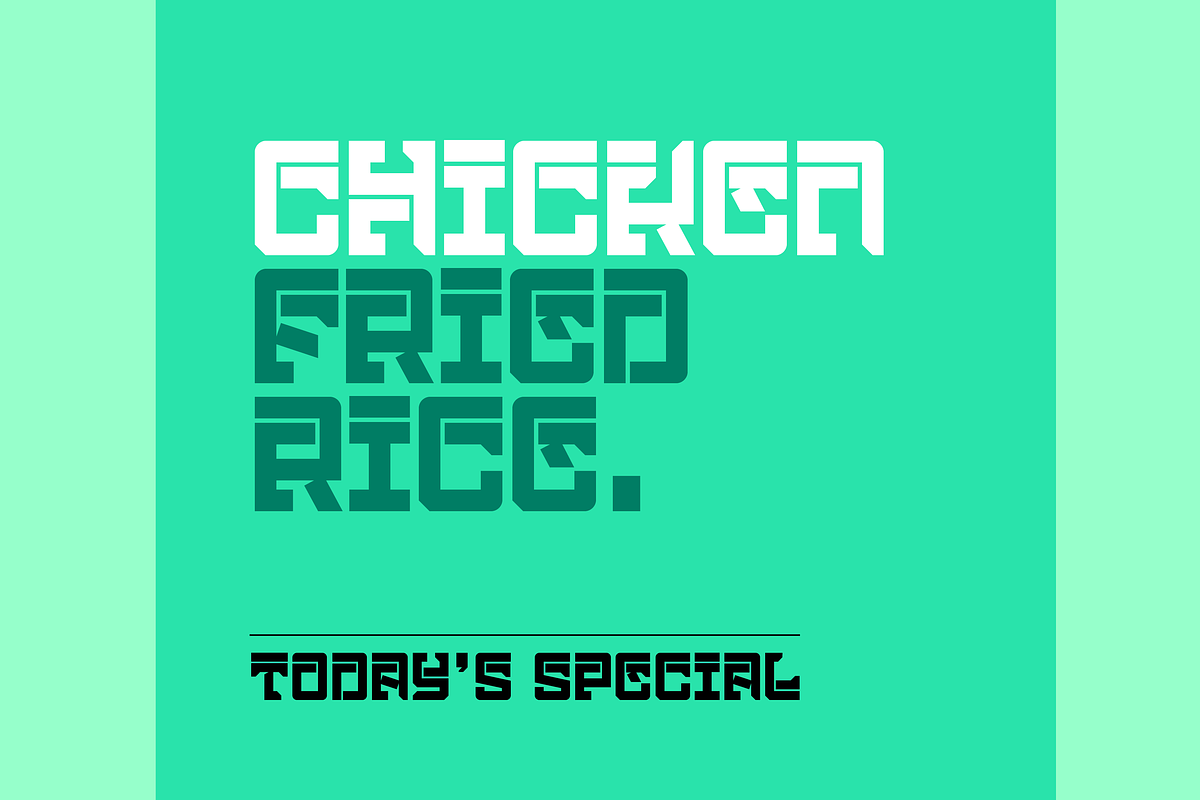 Minotaur Display Font (2 fonts), a Font by SelfBuild Type (Photo 4 of 6)