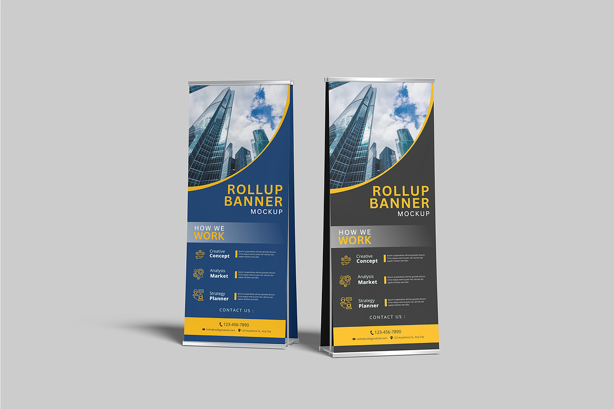 Rollup Banner Mockup, a Print Template by Amigos__46 (Photo 3 of 6)