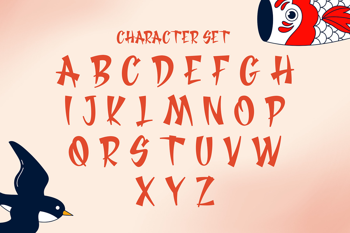 Nikotsu - Japanese Display Font, a Handwritten Font by Flawless And Co (Photo 7 of 10)