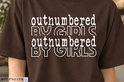 Outnumbered by Girls SVG PNG, an Object Graphic by mh_arif (Thumbnail 4 of 4)