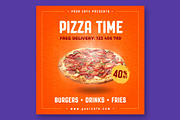 Animated Pizza Social Media Banner, a Social Media Template by Rafoz (Thumbnail 2 of 2)