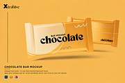 Chocolate Bar Packaging Mockup, a Packaging Mockup by Xtrahive (Thumbnail 1 of 2)