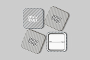 Square Pin Mockup, a Mockup by DxSLEX (Thumbnail 5 of 5)