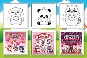 Valentine's Day Animals Coloring, an Arts & Entertainment Photo by Wow Magic