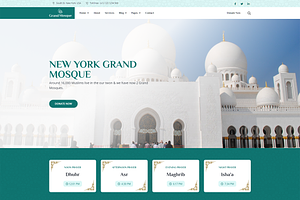 Islamic Center HTML Site Template