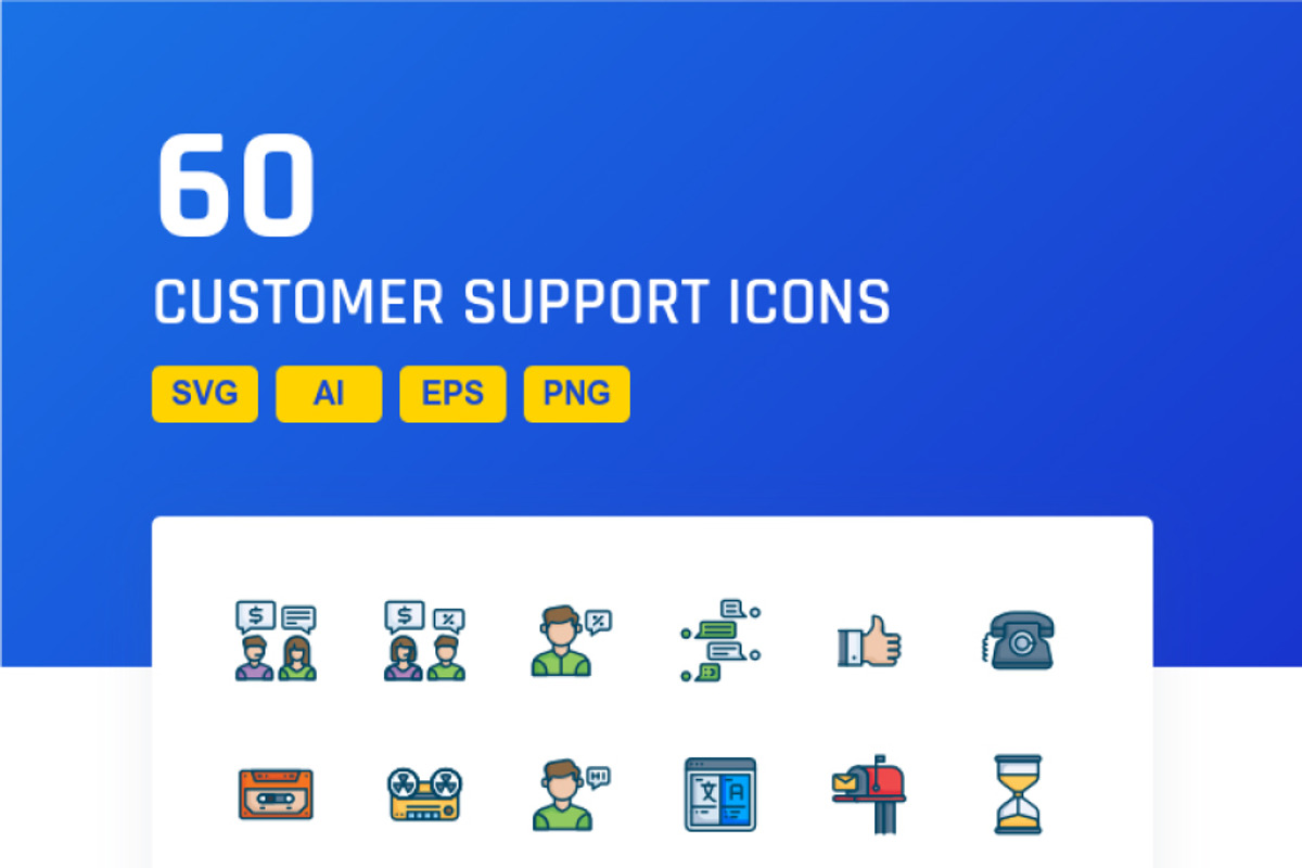 Customer Support Iconpack, an Icon by Chamedesign (Photo 3 of 3)