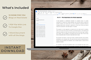 DONE FOR YOU REAL ESTATE BLOGS - 4, a Templates & Theme by Jennifer Magri Templates (Thumbnail 3 of 8)