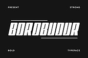 Borobudur - Bold Strong Typeface, a Sans Serif Font by Artiveko (Thumbnail 1 of 4)