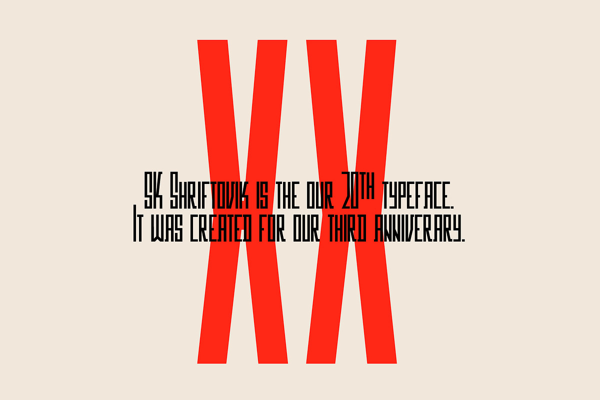 SK Shriftovik — Geometric Font, a Sans Serif Font by Shriftovik Type Foundry (Photo 2 of 14)