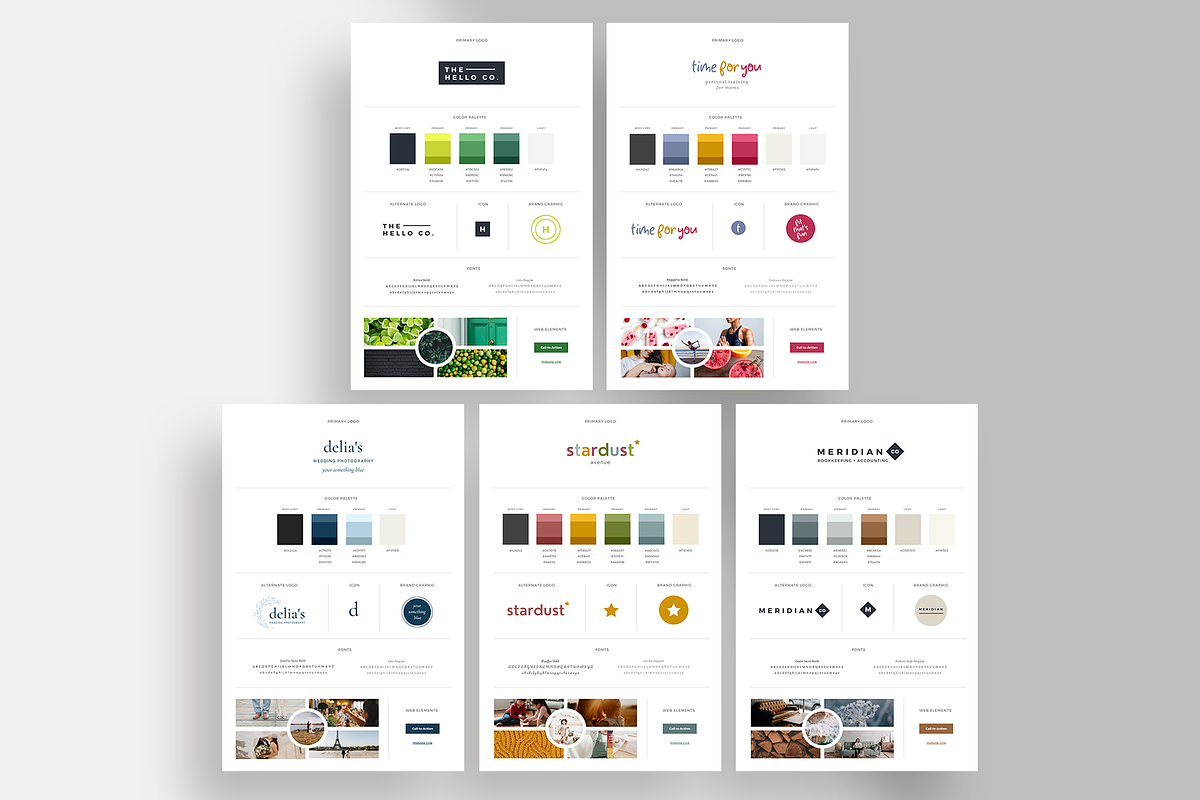 35 Beautiful Brand Kits | Canva, a Branding & Logo Template by Anchor ‹A› Digital Design (Photo 10 of 10)