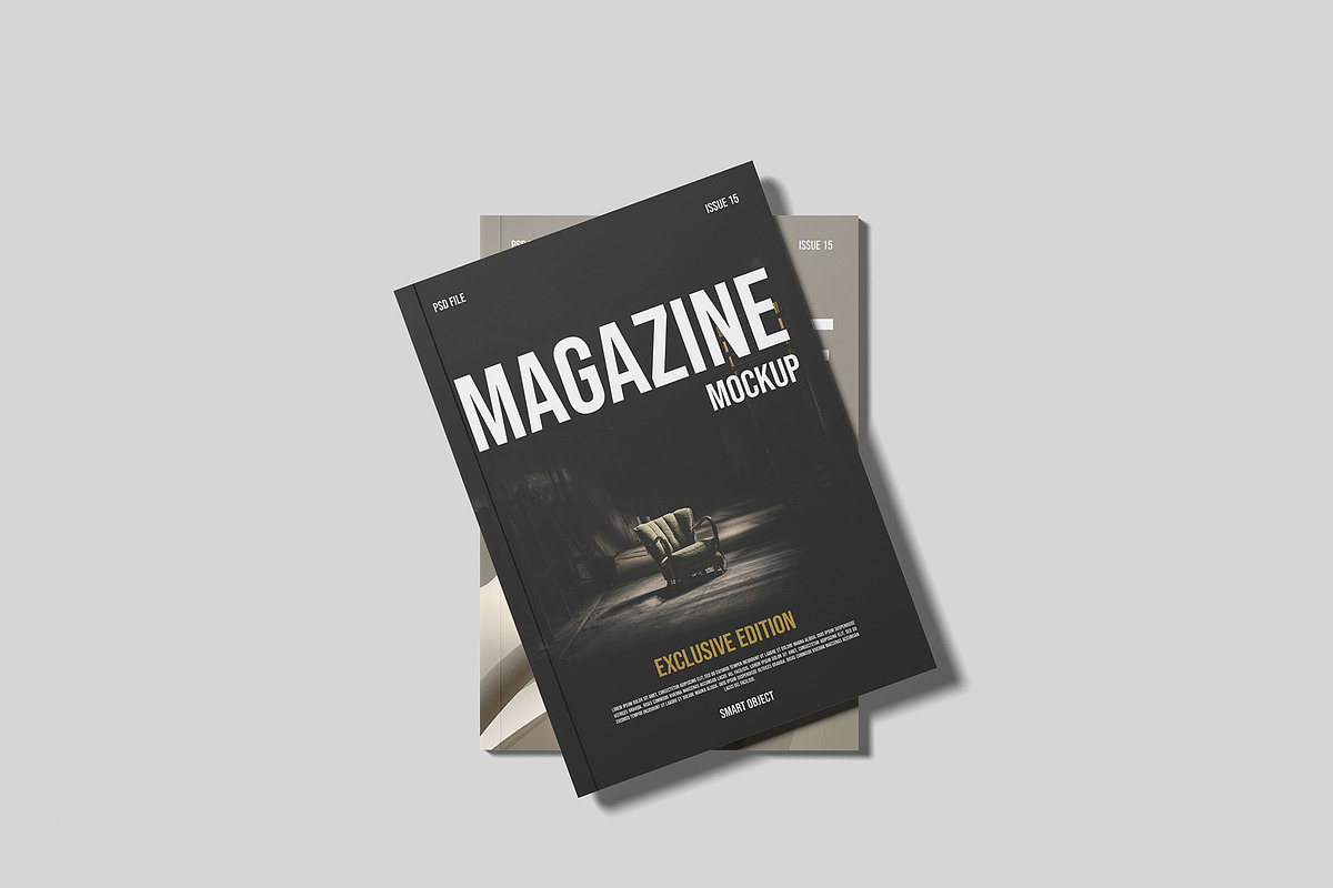 A4 Magazine Mockup, a Books & Magazine Mockup by Graphicbars (Photo 13 of 16)
