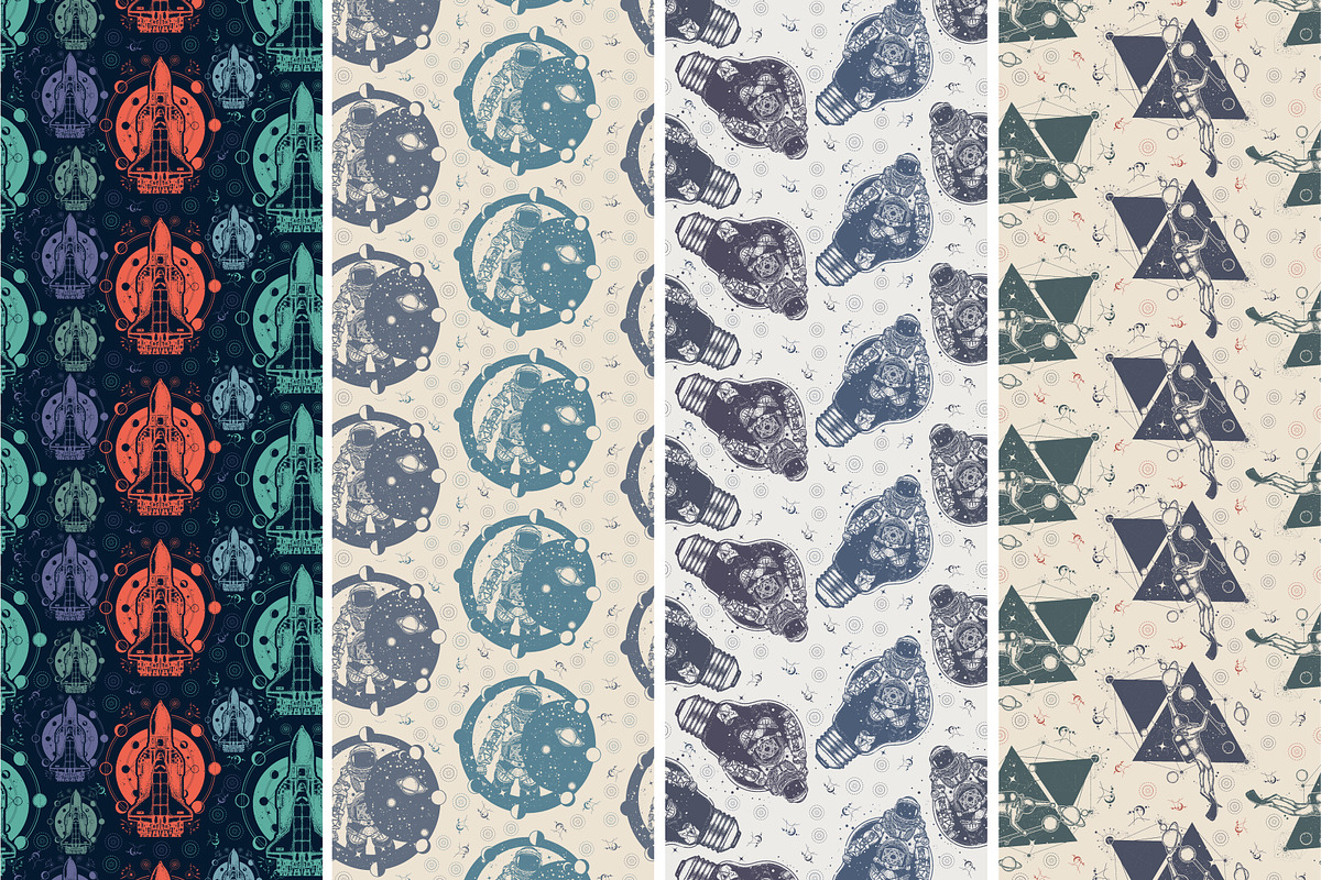 Deep space patterns, a Pattern Graphic by intueri