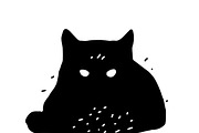 Cat svg, Funny Cats Vector Cut Files, an Animal Illustration by Watercolor_Vector Graphic (Thumbnail 15 of 25)