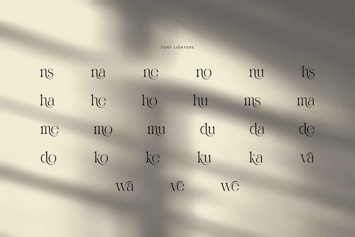 Romans Luxury Serif Font, a Serif Font by Graphicxell (Photo 8 of 8)