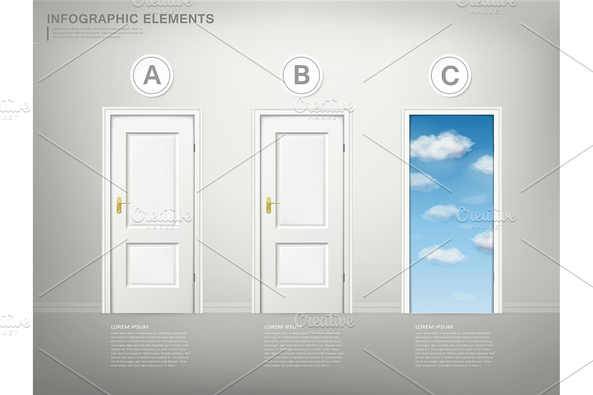 Choice Concept Infographic Template, a Presentation Template by TotallypicRF