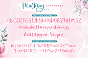 Plathiny - a handwritten script, a Handwritten Font by Beautypes (Thumbnail 6 of 7)