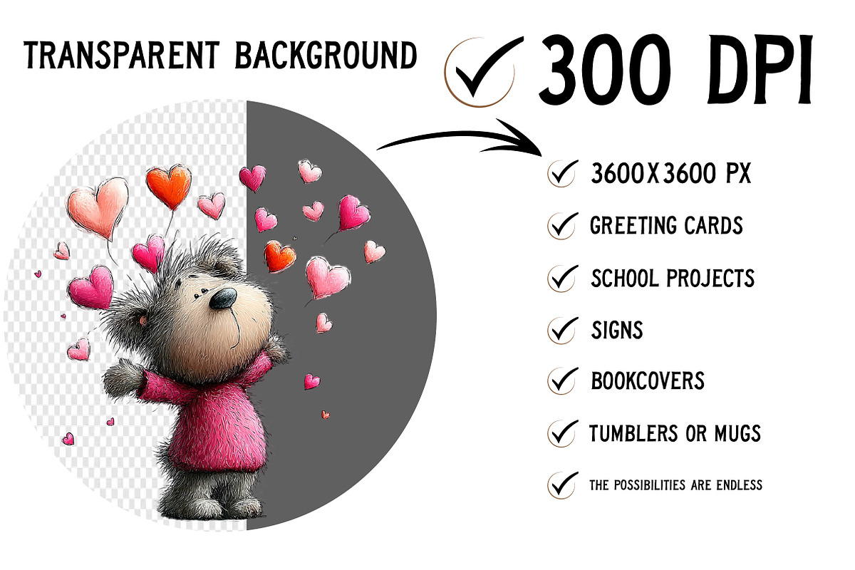Mother's Day Teddy Bear Clipart, an Illustration by Craft Nest (Photo 2 of 12)