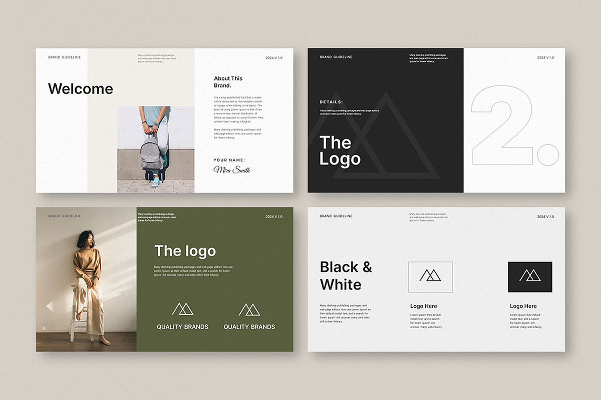 Brand Guideline Presentation, a Templates & Theme by Slide_Genius1 (Photo 3 of 6)