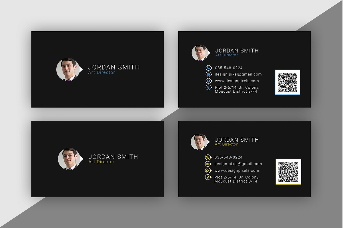 Modern Minimal Business Card, a Business Card Template by Saman Osama (Photo 4 of 4)