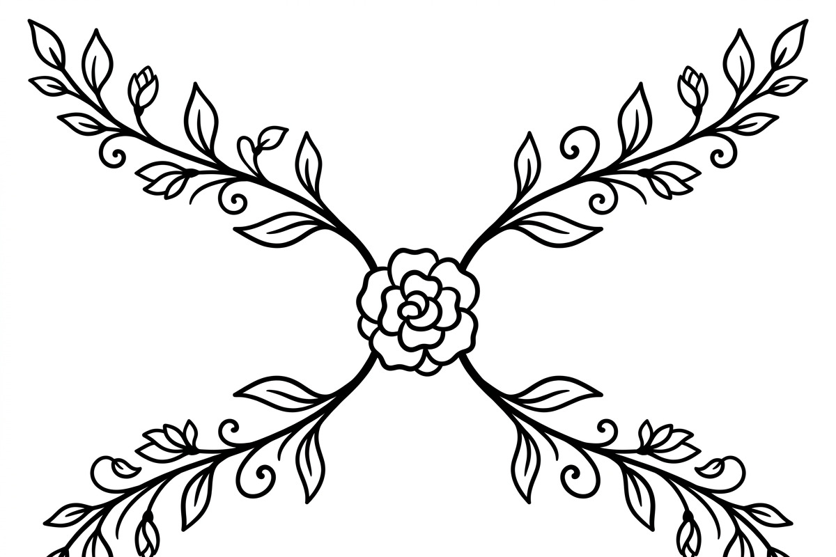 50 Elegant Floral Ornament Bundle, a Decorative Illustration by Amazin_art (Photo 42 of 42)
