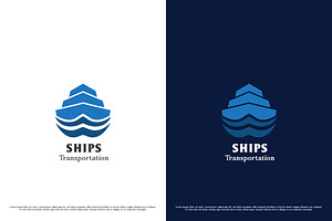 Transport Ship Logo Design Icon, a Branding & Logo Template by Morvana Crew