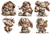 Funny Easter Bunny Clipart Png, an Illustration by Daily.Designs (Thumbnail 7 of 8)
