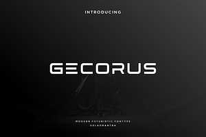 Gecorus, a Font by garismantra