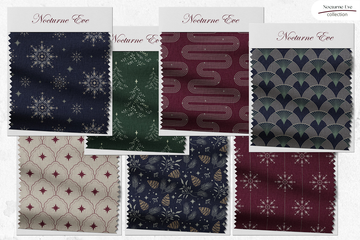 Nocturne Eve - Seamless Patterns, a Wallpaper Graphic by InaCorart (Photo 5 of 9)