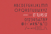 Liceturs Typeface Monoline Font, a Sans Serif Font by Maulana Creative (Thumbnail 5 of 7)