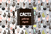 CREATIVE CACTUS BACKGROUNDS, a Pattern Graphic by solmariart (Thumbnail 1 of 4)