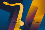 8 Vibrant Jazz posters Bundle, a Decorative Illustration by StockVerse Creative (Thumbnail 3 of 9)