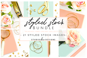 Styled Stock Bundle Peach & Gold
