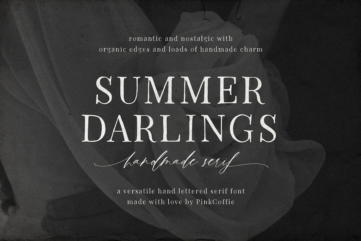 Summer Darlings | Handlettered Serif, a Serif Font by Pink Coffie (Photo 1 of 20)