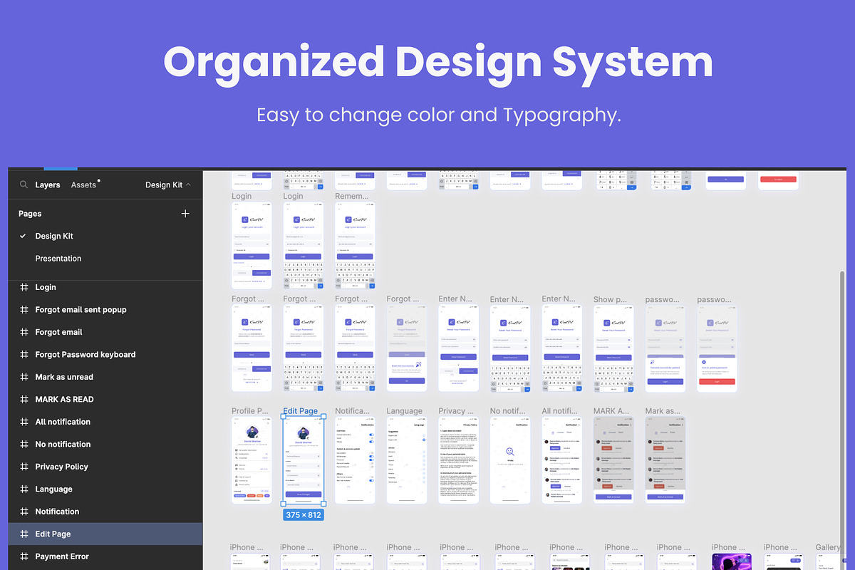 Event Booking App UI KIT, an UI Kit Template by Muhammad_Ahmad (Photo 7 of 8)
