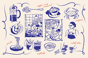 Food Illustrations, a Food Illustration by DesignThatMatters (Thumbnail 3 of 12)