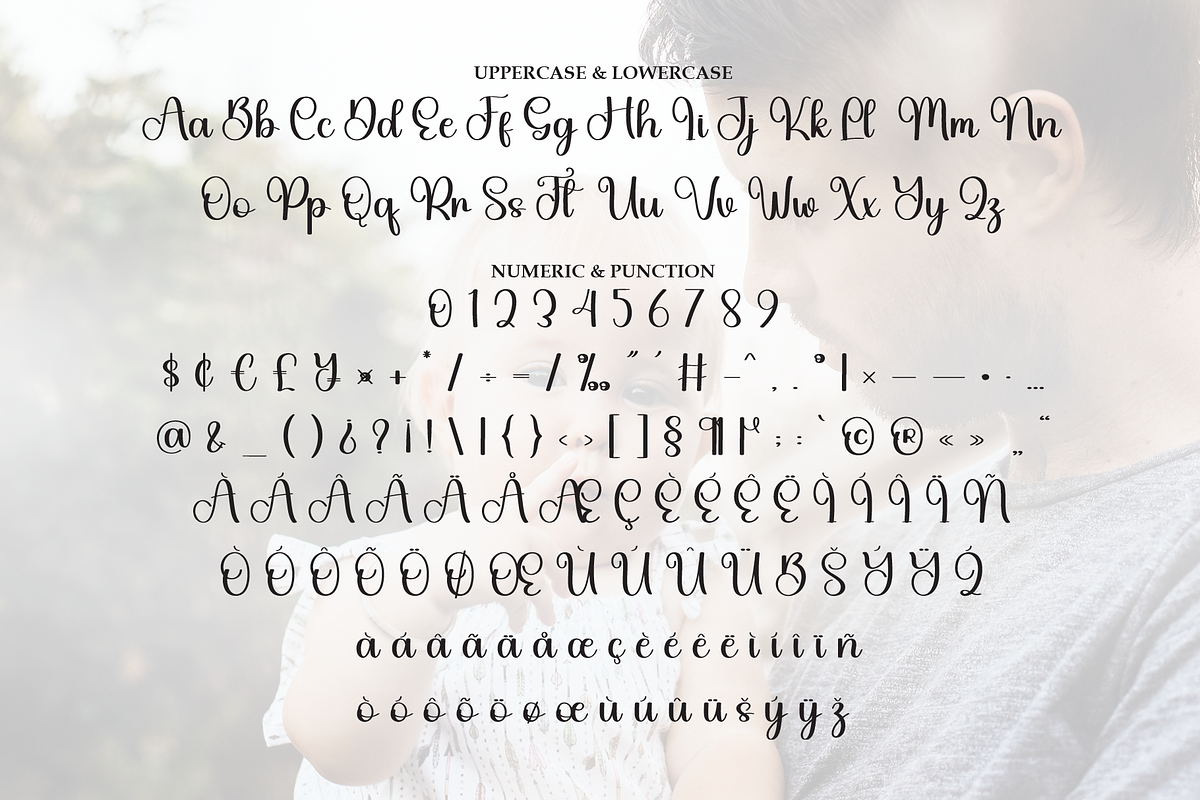 Daddy | Script Font, a Handwritten Font by Scratchones (Photo 7 of 9)