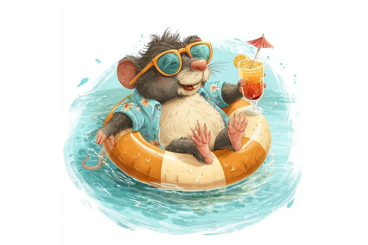 Prompt Capybara Vibes Summer Clipart, a Seasonal Illustration by Creative design (Photo 4 of 7)