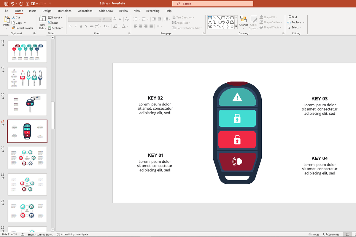 Visual Presentation Template, a Presentation Template by Infographics project (Photo 6 of 14)