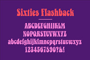 Sixties Flashback Psychedelic Font, a Font by Mysterylab Designs (Thumbnail 2 of 5)