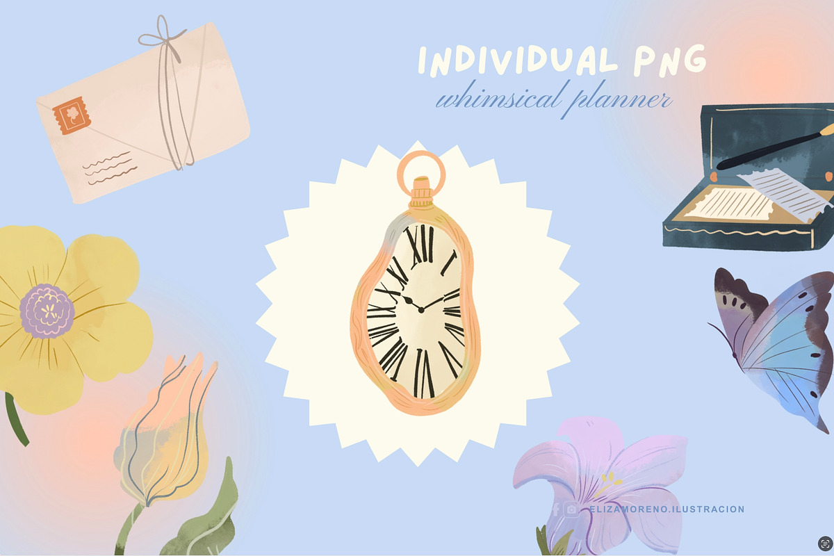 Whimsical Planner 25 magical sticker, an Illustration by Cocoa studio by Eliza M (Photo 1 of 3)