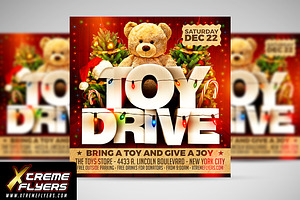 Toy Drive Flyer Template